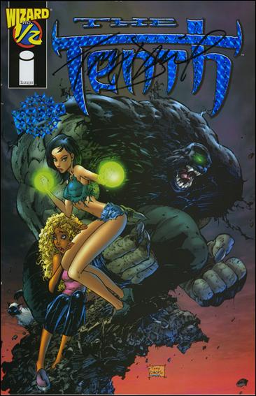 Tenth (1997/01) issue 1/2-C Blue Foil (Signed T. Daniel) Cover w/ Wizard COA