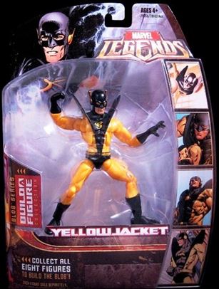 Marvel Legends (Blob Series) figure 8 Yellowjacket (Gold Costume)