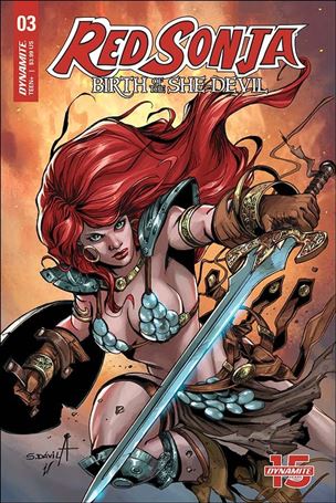Red Sonja: Birth of the She-Devil issue 3-B Sergio Davila Cover