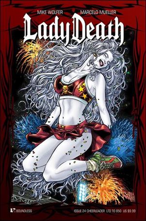 Lady Death (2010) issue 24-E Cheerleader Cover 1/850