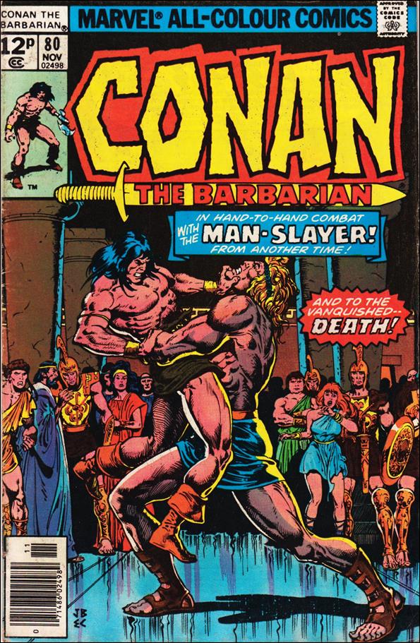 Conan the Barbarian (1970) issue 80-B UK Price Cover
