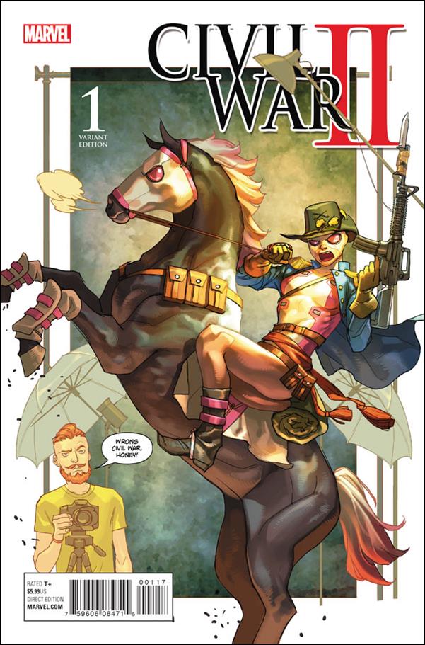 Civil War II issue 1-L Yasmine Putri Party Cover