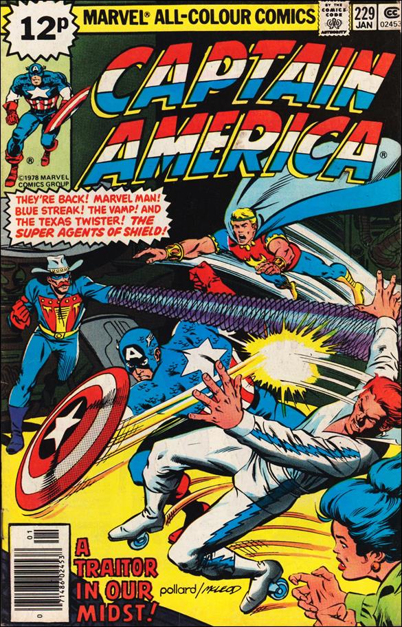 Captain America (1968) issue 229-B UK Price Cover