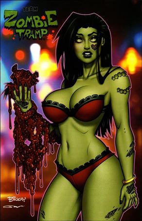 Sugar Pop X Zombie Tramp issue 1-U Bill McKay Zombie Tramp Cover