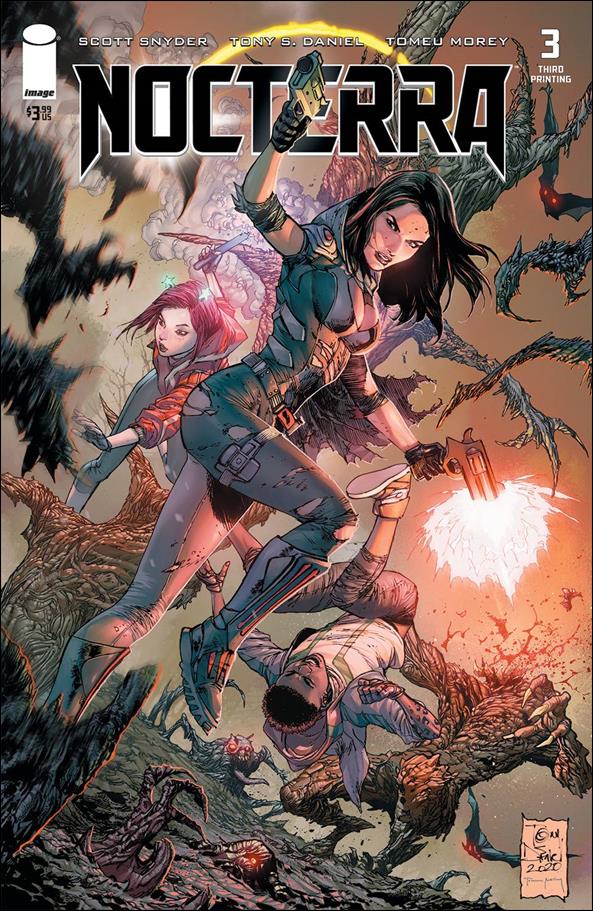 Nocterra issue 3-H Tony Daniel Cover (3rd Printing)