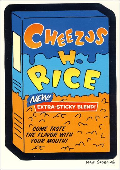 Simpsons Mania! (Base Set) card 51 Cheezus H Rice