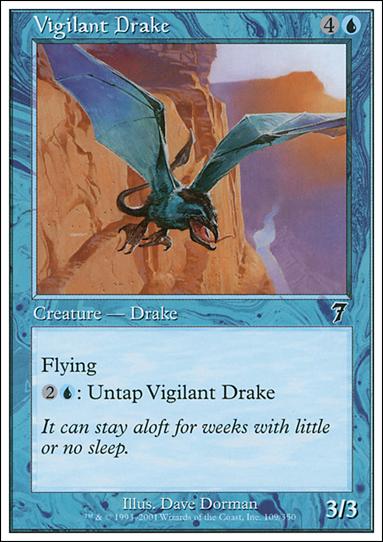 Magic the Gathering: 7th Edition (Base Set) card 109 Vigilant Drake