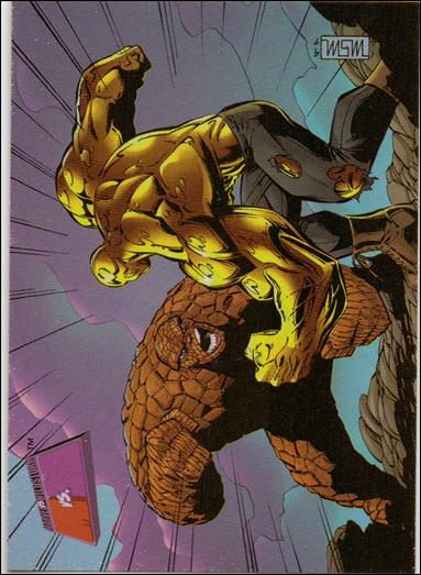Marvel vs WildStorm (Base Set) card 19 Dozer vs Thing