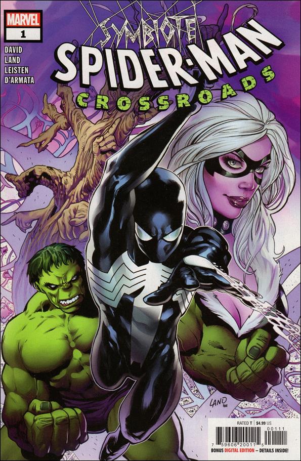 Symbiote Spider-Man: Crossroads issue 1 Greg Land Cover
