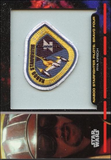 Star Wars Galactic Files (Patch Subset) card PR-8 Naboo Starfighter Pilots: Bravo Four Rya Kirsch
