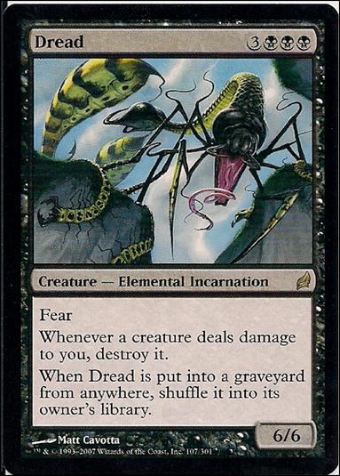 Magic the Gathering: Lorwyn (Base Set) card 107 Dread