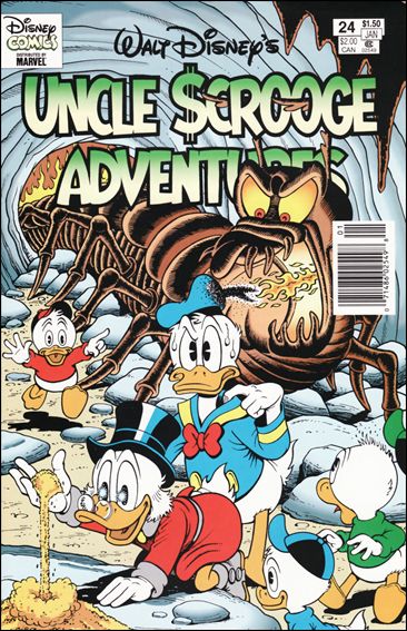Walt Disney's Uncle Scrooge Adventures issue 24-B Marvel Cover