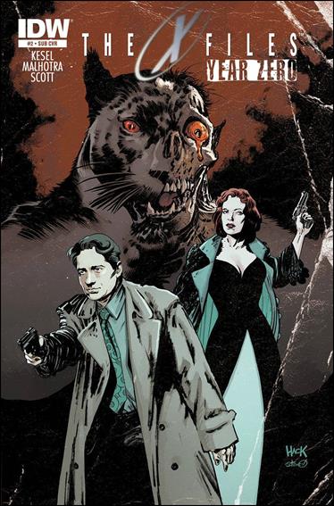 X-Files: Year Zero issue 2-B Robert Hack Subscription Cover