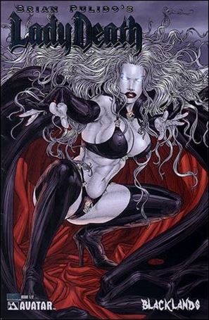 Brian Pulido's Lady Death: Blacklands issue 1/2-G Platinum Foil Cover