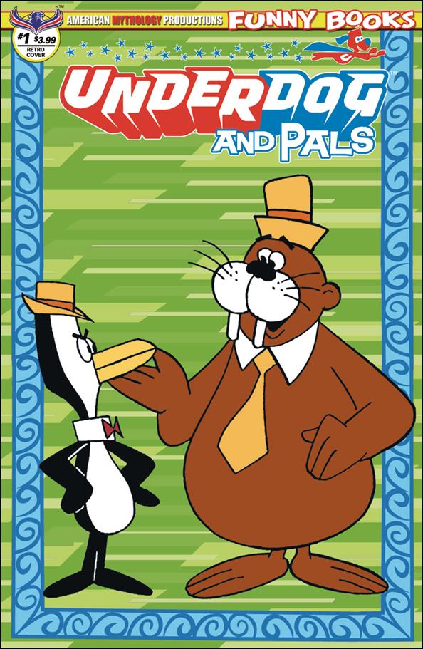 Underdog and Pals issue 1-C Retro Animation Cover 1/350