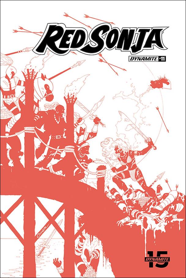 Red Sonja (2019) issue 11-M Amanda Conner 1:21 "Blood Red" Cover