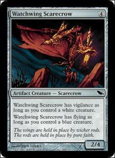 Magic the Gathering: Shadowmoor (Base Set) card 268 Watchwing Scarecrow