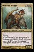 Magic the Gathering: Commander (Base Set) card 216 Oros, the Avenger