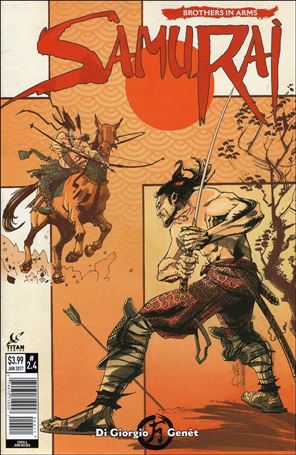 Samurai:  Brothers in Arms issue 4 John McCrea Cover