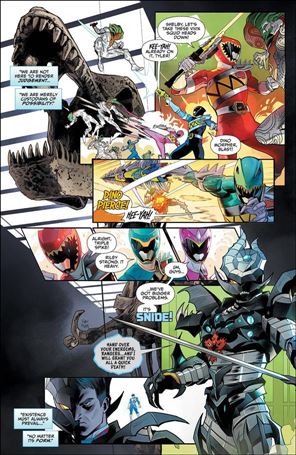 Mighty Morphin Power Rangers issue 46-C Dan Mora Cover