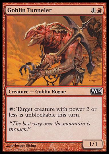 Magic the Gathering: 2012 Core Set (Base Set) card 142 Goblin Tunneler