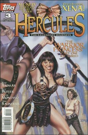 Hercules: The Legendary Journeys issue 3 Zina Saunders Cover