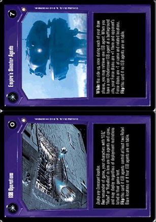Star Wars: Special Edition Limited (Base Set) card 137 ISB Operations / Empire's Sinister Agents