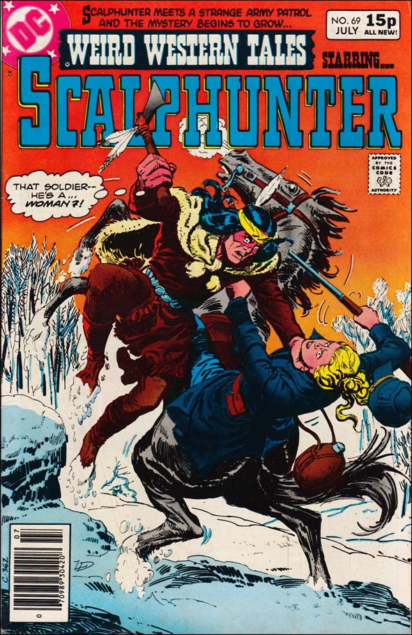 Weird Western Tales (1972) issue 69-B UK Price Cover