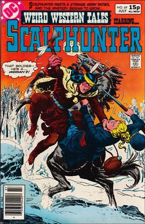 Weird Western Tales (1972) issue 69-B UK Price Cover