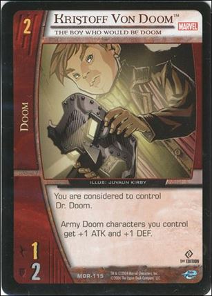 Marvel Origins: VS System (Base Set) card MOR-115 Kristoff Von Doom