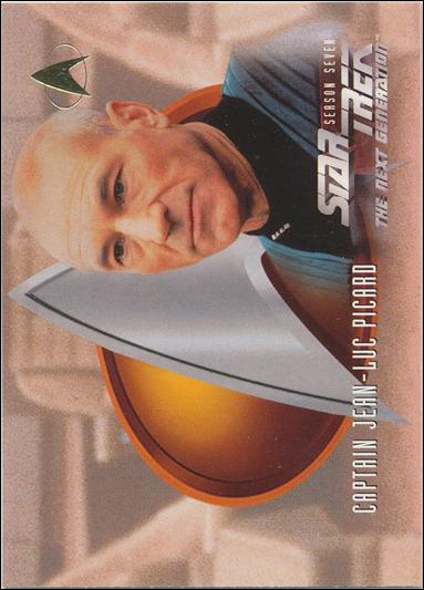 Star Trek: The Next Generation - The Episode Collection Season Seven (Base Set) card 726 Captain Jean-Luc Picard