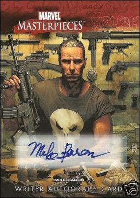 2008 Marvel Masterpieces: Series 3 (Writer Autograph Subset) card MB Mike Baron