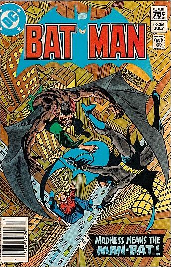 Batman (1940) issue 361-B Canadian Price Cover