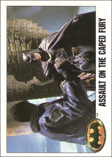Batman: Series 1 (Base Set) card 116 Assault on the Caped Fury