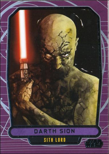 Star Wars Galactic Files (Base Set) card 196 Darth Sion Sith Lord