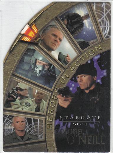 Stargate SG-1: Season 4 (Heroes in Action Subset) card H1 Colonel O'Neill