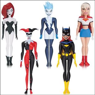 Batman Animated figure 35-B Girl's Night Out 5-Pack (NBA) (Loose)