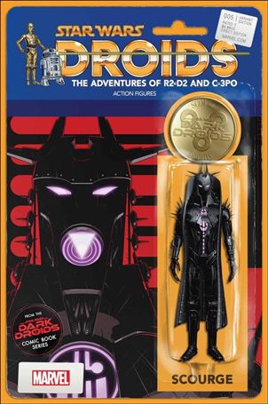 Star Wars: Dark Droids issue 5-B John Tyler Christopher Action Figure Cover