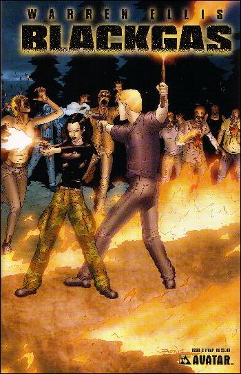 Warren Ellis: Blackgas  issue 3-C Wraparound Cover