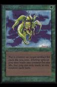 Magic the Gathering: Limited Edition Alpha (Base Set) card 208 Living Artifact