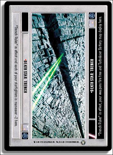 Star Wars: A New Hope Limited (Base Set) card 141 Death Star: Trench