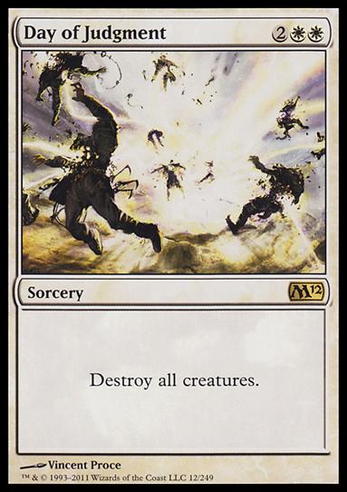 Magic the Gathering: 2012 Core Set (Base Set) card 12 Day of Judgment