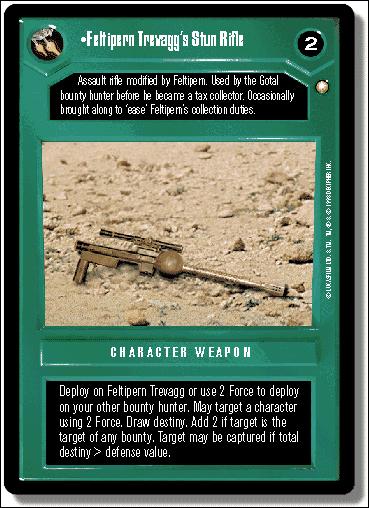 Star Wars: Special Edition Limited (Base Set) card 159 Feltipern Trevagg's Stun Rifle