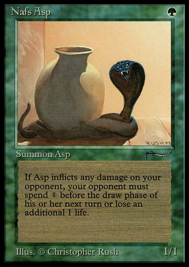 Magic the Gathering: Arabian Nights (Base Set) card 52 Nafs Asp