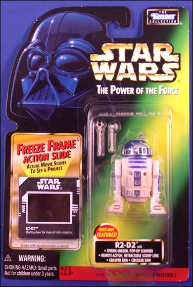 Star Wars: The Power of the Force 2 3 3/4" Basic Action Figures figure 69-B R2-D2 w/ Freeze Frame ("Imperial Trash")