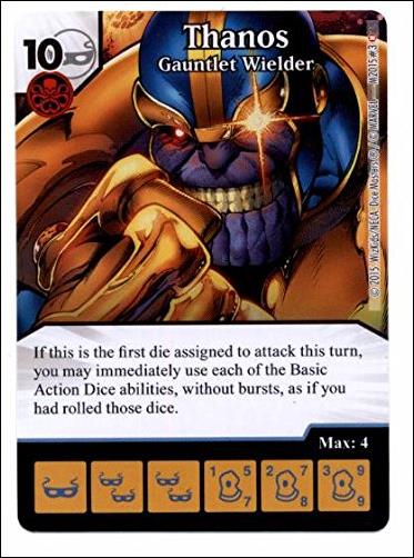 Marvel Dice Masters Age of Ultron  card M2015 3 Thanos: Gauntlet Weilder