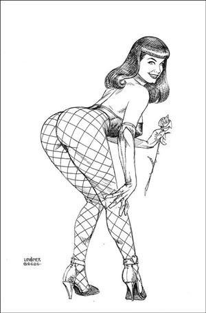 Bettie Page (2020) issue 5-I Joseph Michael Linsner 1:11 B&W Virgin Cover