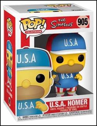 POP! Animation figure 905 U.S.A. Homer