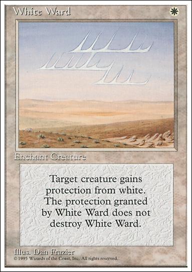 Magic the Gathering: 4th Edition (Base Set) card 57 White Ward