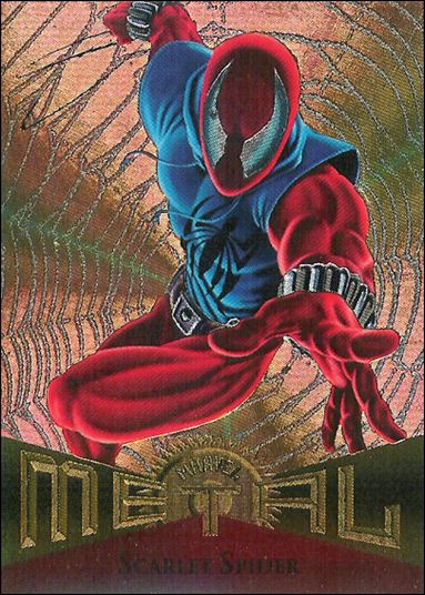 Marvel Metal (Base Set) card 75 Scarlet Spider